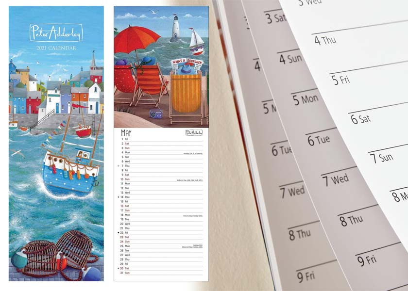 slim календарь Море